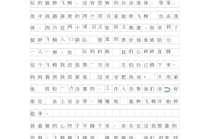 游戏游乐园 游戏游乐园作文400字